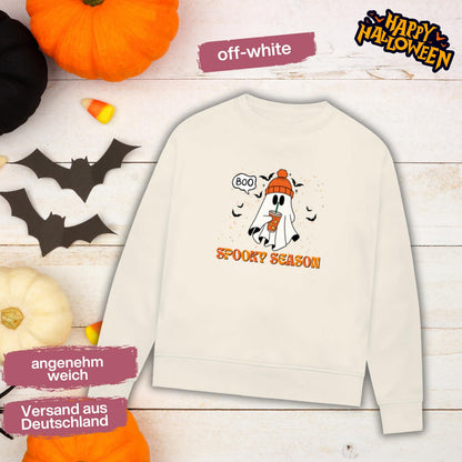 Hochwertiges Halloween Outfit für Damen und Herren – gemütlicher Halloween Pullover und Halloween Sweatshirt, ideal als Halloween Outfit Damen, Halloween Outfit Herren oder Halloween Outfit Frauen. Angesagte Halloween Sweaters und Halloween Pullis für Herbst und Party. Sweatshirts Halloween in verschiedenen Farben, auch als Kürbis Pullover Damen erhältlich. Bequemes Halloween Sweatshirt Damen und Herren – perfektes Halloween Outfit Männer. Halloween Pullover Geist Spooky Season