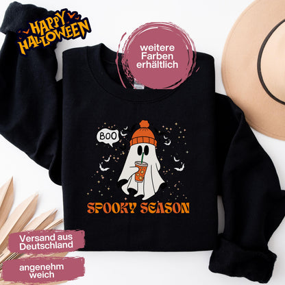 Hochwertiges Halloween Outfit für Damen und Herren – gemütlicher Halloween Pullover und Halloween Sweatshirt, ideal als Halloween Outfit Damen, Halloween Outfit Herren oder Halloween Outfit Frauen. Angesagte Halloween Sweaters und Halloween Pullis für Herbst und Party. Sweatshirts Halloween in verschiedenen Farben, auch als Kürbis Pullover Damen erhältlich. Bequemes Halloween Sweatshirt Damen und Herren – perfektes Halloween Outfit Männer. Halloween Pullover Geist Spooky Season