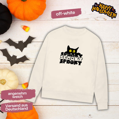 Hochwertiges Halloween Outfit für Damen und Herren – gemütlicher Halloween Pullover und Halloween Sweatshirt, ideal als Halloween Outfit Damen, Halloween Outfit Herren oder Halloween Outfit Frauen. Angesagte Halloween Sweaters und Halloween Pullis für Herbst und Party. Sweatshirts Halloween in verschiedenen Farben, auch als Kürbis Pullover Damen erhältlich. Bequemes Halloween Sweatshirt Damen und Herren – perfektes Halloween Outfit Männer. Halloween Pullover Katze Spooky Katzenliebhaber