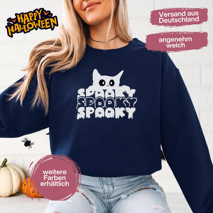 Hochwertiges Halloween Outfit für Damen und Herren – gemütlicher Halloween Pullover und Halloween Sweatshirt, ideal als Halloween Outfit Damen, Halloween Outfit Herren oder Halloween Outfit Frauen. Angesagte Halloween Sweaters und Halloween Pullis für Herbst und Party. Sweatshirts Halloween in verschiedenen Farben, auch als Kürbis Pullover Damen erhältlich. Bequemes Halloween Sweatshirt Damen und Herren – perfektes Halloween Outfit Männer. Halloween Pullover Katze Spooky Katzenliebhaber