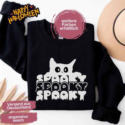 Hochwertiges Halloween Outfit für Damen und Herren – gemütlicher Halloween Pullover und Halloween Sweatshirt, ideal als Halloween Outfit Damen, Halloween Outfit Herren oder Halloween Outfit Frauen. Angesagte Halloween Sweaters und Halloween Pullis für Herbst und Party. Sweatshirts Halloween in verschiedenen Farben, auch als Kürbis Pullover Damen erhältlich. Bequemes Halloween Sweatshirt Damen und Herren – perfektes Halloween Outfit Männer. Halloween Pullover Katze Spooky Katzenliebhaber