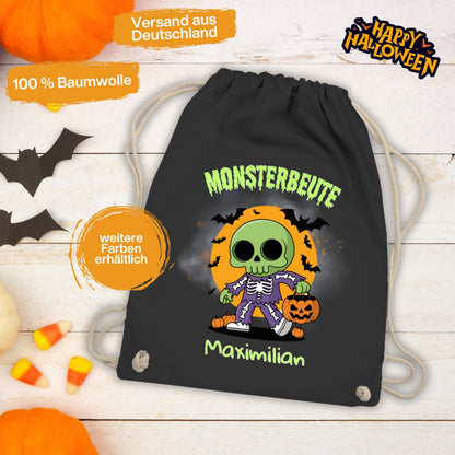 Halloween Tasche Kinder – personalisierter Turnbeutel für Süßes oder Saures. Perfekt als Halloween Stoffbeutel, Jutebeutel oder Sammelbeutel zum Trick or Treat. Nachhaltige Alternative zur Plastiktüte, robust, langlebig und wiederverwendbar. Ideal für Kinder zum Sammeln von Süßigkeiten, als Halloween Goodie Bag oder Partytasche. Personalisierbar mit Namen, dadurch einzigartig. Praktische Halloween Süßigkeiten Tasche für Kinderkostüm, Schule, Party und Süßigkeitenjagd.