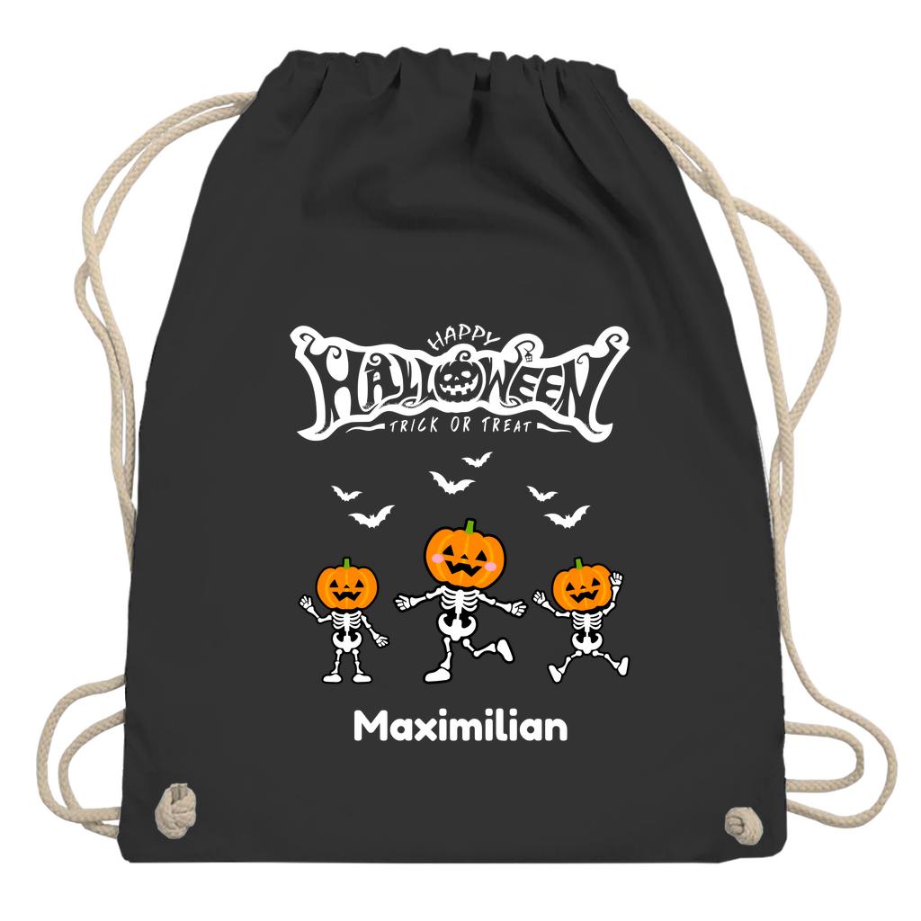 Halloween Tasche Kinder – personalisierter Turnbeutel für Süßes oder Saures. Perfekt als Halloween Stoffbeutel, Jutebeutel oder Sammelbeutel zum Trick or Treat. Nachhaltige Alternative zur Plastiktüte, robust, langlebig und wiederverwendbar. Ideal für Kinder zum Sammeln von Süßigkeiten, als Halloween Goodie Bag oder Partytasche. Personalisierbar mit Namen, dadurch einzigartig. Praktische Halloween Süßigkeiten Tasche für Kinderkostüm, Schule, Party und Süßigkeitenjagd.