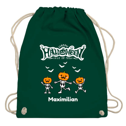 Halloween Tasche Kinder – personalisierter Turnbeutel für Süßes oder Saures. Perfekt als Halloween Stoffbeutel, Jutebeutel oder Sammelbeutel zum Trick or Treat. Nachhaltige Alternative zur Plastiktüte, robust, langlebig und wiederverwendbar. Ideal für Kinder zum Sammeln von Süßigkeiten, als Halloween Goodie Bag oder Partytasche. Personalisierbar mit Namen, dadurch einzigartig. Praktische Halloween Süßigkeiten Tasche für Kinderkostüm, Schule, Party und Süßigkeitenjagd.