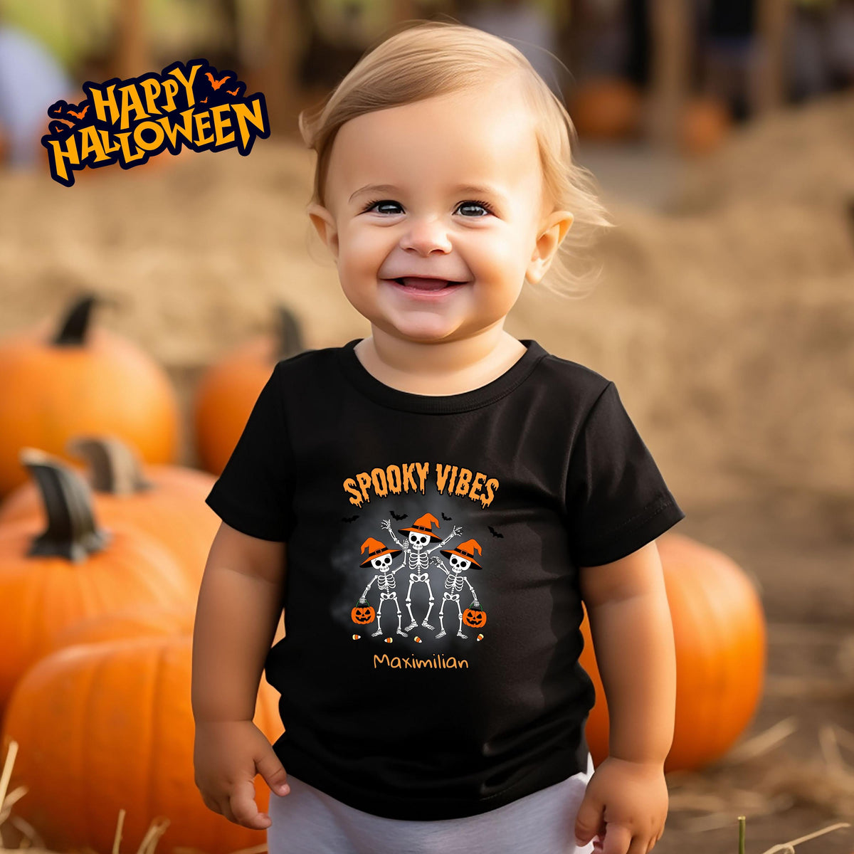 Halloween T-Shirt oder Sweatshirt für Kinder – ideal für „Süßes oder Saures“! Dein Kind ist perfekt gekleidet für Halloween mit diesem bequemen Shirt oder Pullover in Schwarz oder Weiß. Niedliches Design für Jungen & Mädchen, ideal für Halloween Partys, Kindergarten & das erste Halloween. Beliebt als „mein erstes Halloween“ Outfit oder Halloween Kleidung für Kinder. Auch als langarm Shirt für kühlere Tage geeignet. Ein Must-have für kleine Gruselfans! 🎃
