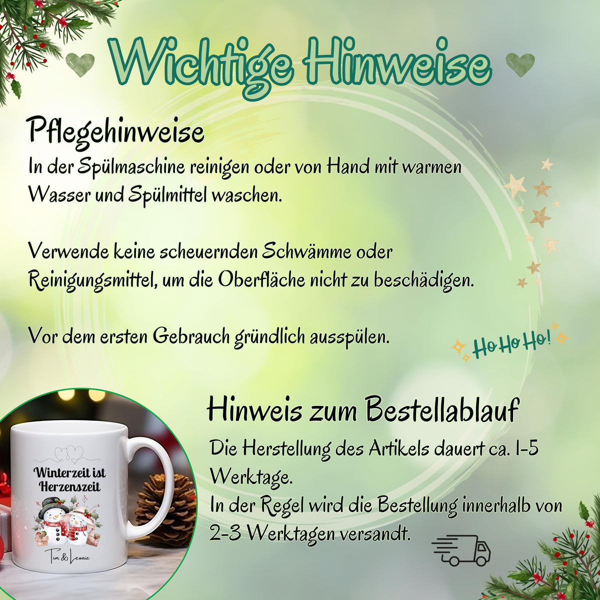 Personalisierte Weihnachtstasse mit Spruch „Winterzeit ist Herzenszeit“ und niedlichem Schneemann-Paar Motiv. Geschenkidee Weihnachten für Paare, Partner, Freundin oder Freund. Wintertasse mit Namen individuell personalisierbar. Keramiktasse Weihnachten für Verliebte oder als romantisches Weihnachtsgeschenk. Lustige Pärchentasse für die Adventszeit, ideal auch als Wichtelgeschenk oder kleine Aufmerksamkeit für den Lieblingsmenschen.