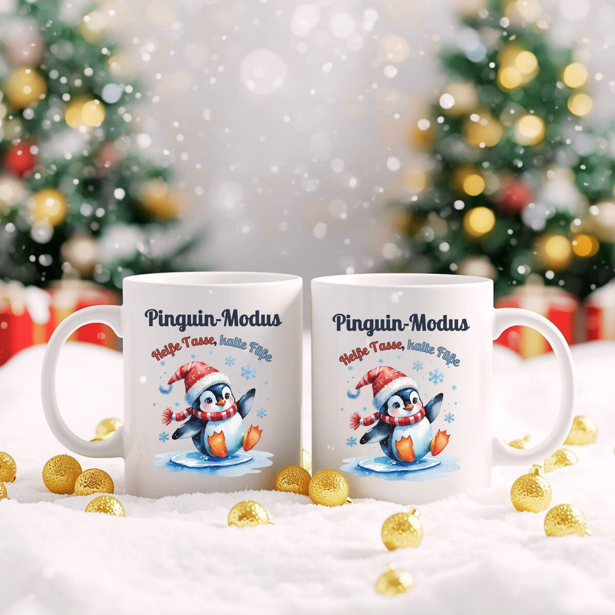 Lustige Weihnachtstasse mit Pinguin-Motiv und Spruch „Heiße Tasse, kalte Flosse“ – ideales Weihnachtsgeschenk für Kollegin, Freund, Freundin oder Familie. Wintertasse mit niedlichem Pinguin im Schnee, perfekt für Weihnachten, Wichtelgeschenk, Büro, Homeoffice oder als Geschenkidee für die Adventszeit. Hochwertiger Druck, witziges Design, liebevoll gestaltet. Geschenk Weihnachten, Tasse mit Spruch, Geschenkidee Weihnachten, Tasse Winter, Christmas Mug, Tasse mit Pinguin, kleines Geschenk.