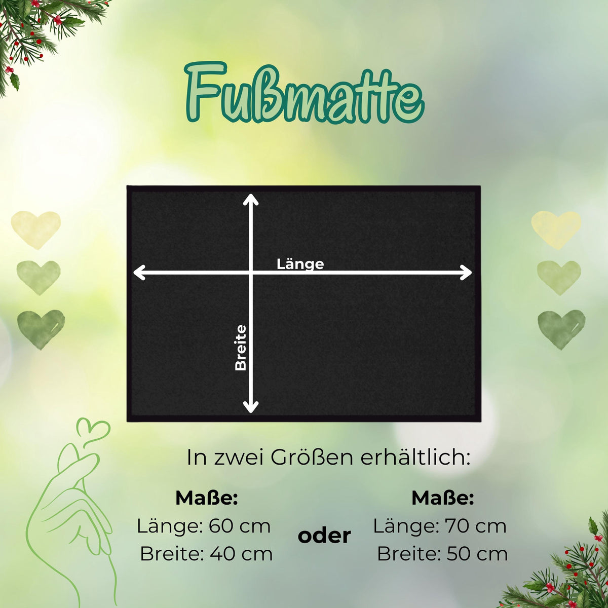 Diese personalisierte Weihnachtsfußmatte mit süßen Wichteln und dem Spruch „Weihnachtscrew“ bringt festliche Stimmung direkt vor die Haustür. Ideal als Türvorleger für den Eingangsbereich – mit individuellem Familiennamen. Die Fußmatte ist perfekt als Weihnachtsdeko, Nikolausgeschenk oder Geschenkidee für Familien mit Kindern, Haustieren oder Besuch. Robuste Qualität, winterliches Design und persönlicher Touch machen sie zum beliebten Deko-Highlight zur Weihnachtszeit.