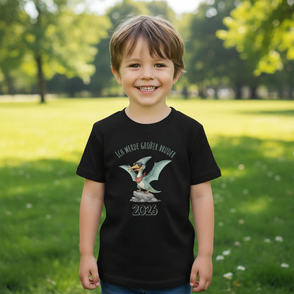 Ich werde großer Bruder Shirt 2027 mit Dino | Flugsaurier T-Shirt zur Schwangerschaftsverkündung