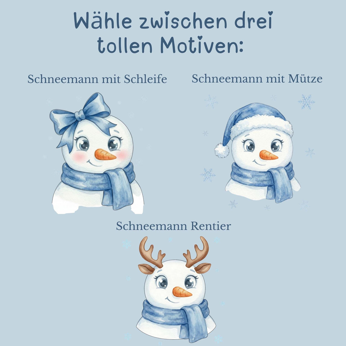 Familien Weihnachtspullover Schneemann | Familienoutfit Weihnachten Matching Family Christmas Sweater | Partnerlook Weihnachten Eltern Kind

Weihnachtspullover Familie Schneemann – Partnerlook Weihnachten für Eltern, Kinder & Babys | personalisiertes Familienoutfit mit Schneemann-Design