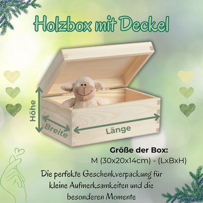 Weihnachtliche Geschenkbox aus Holz mit dem Schriftzug „Twas the night before Christmas“. Perfekt als Christmas Eve Box zum Befüllen für Kinder – für kleine Überraschungen, weihnachtliche Rituale und magische Momente am 24. Dezember. Hochwertige Holzkiste ohne Inhalt, ideal für Weihnachten, Heiligabend, DIY-Geschenke und neue Familientraditionen. Nachhaltig, personalisierbar, liebevoll verarbeitet. Christmas Eve Box aus Holz Weihnachtsabendbox | Geschenkbox Weihnachten
