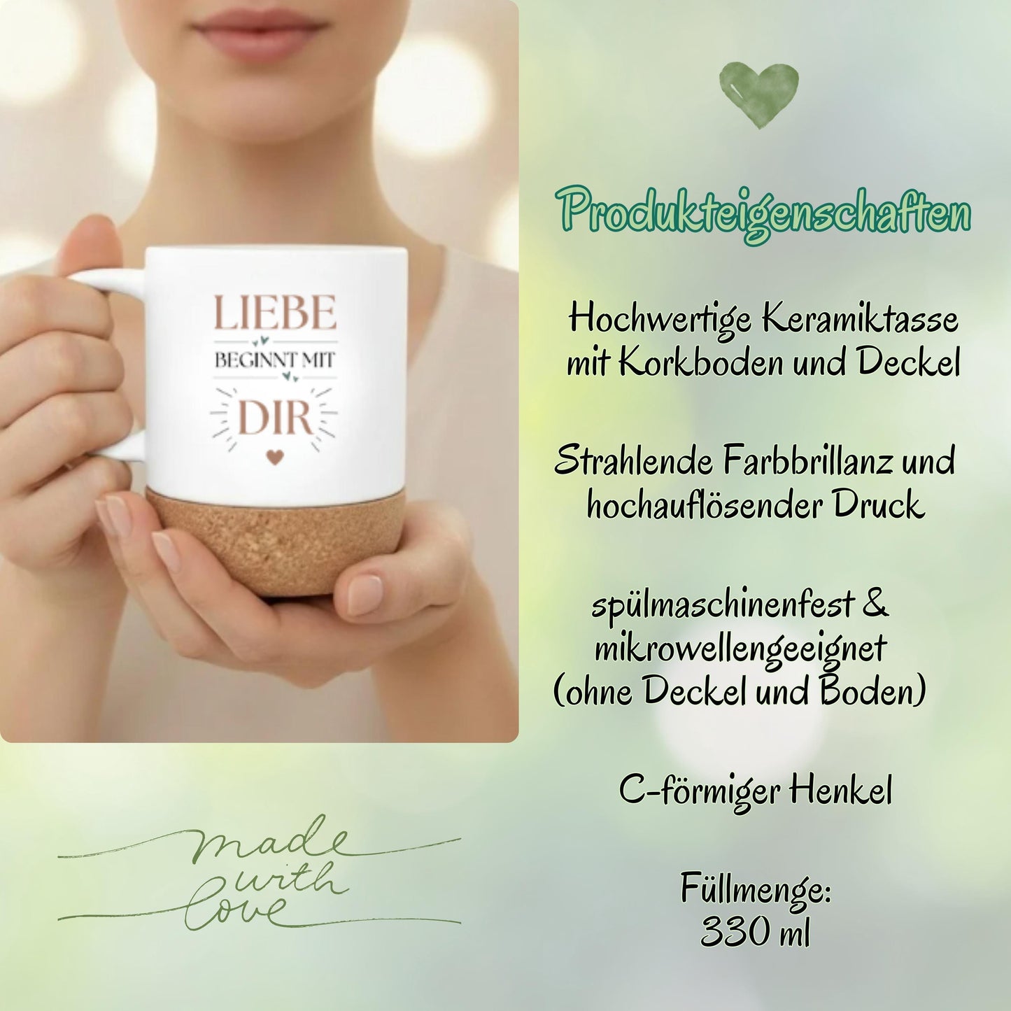 Tasse für Paare – Geschenk für Partner zum Jahrestag oder Valentinstag