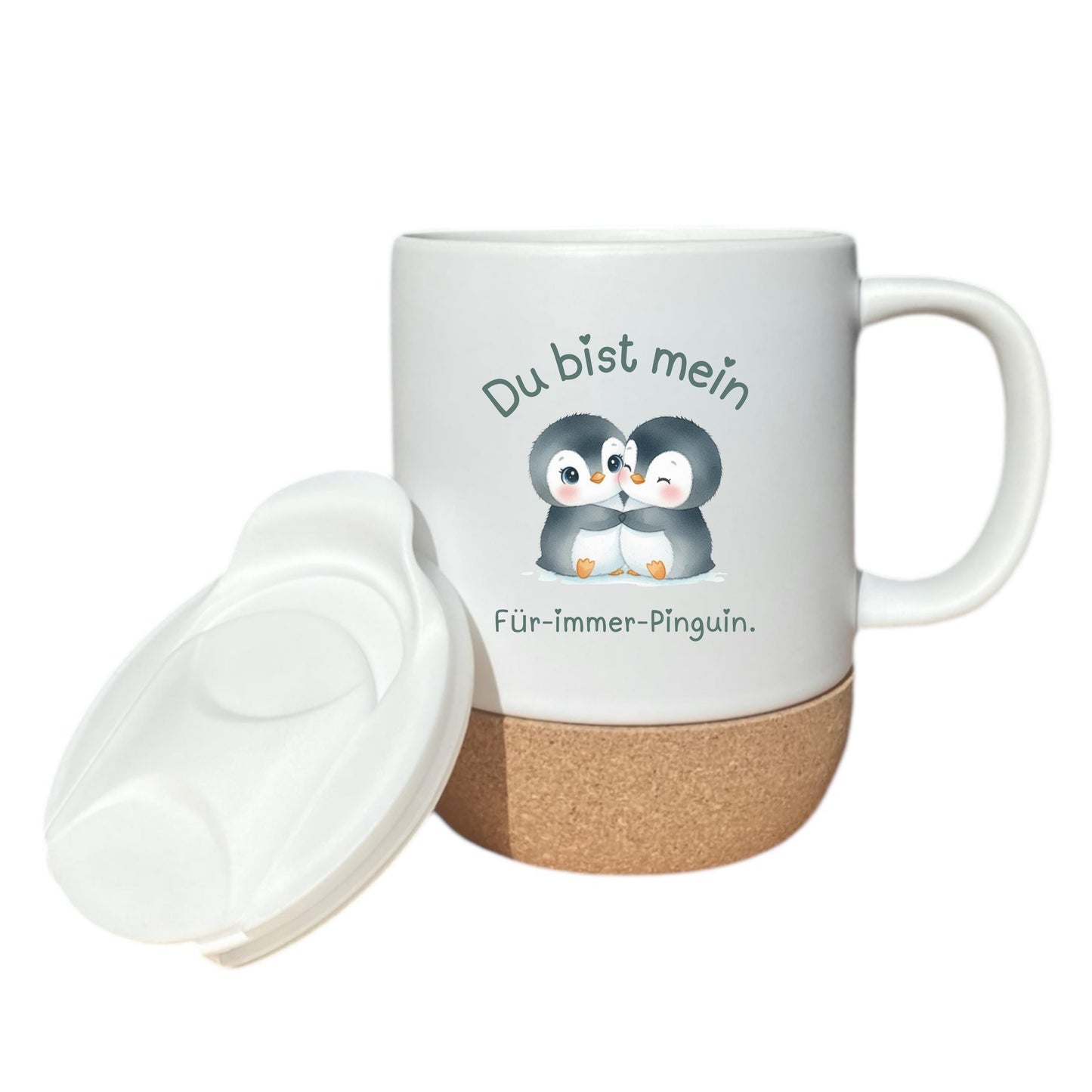 Tasse für Paare Pinguine | Paar Tasse Liebe Valentinstag Geschenk | Geschenk für Partner & Freundin