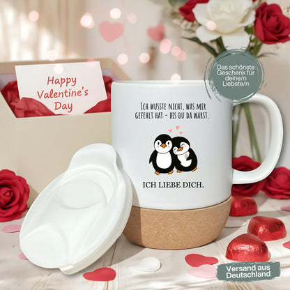 Paar Tasse Valentinstag & Jahrestag – Korktasse für Paare