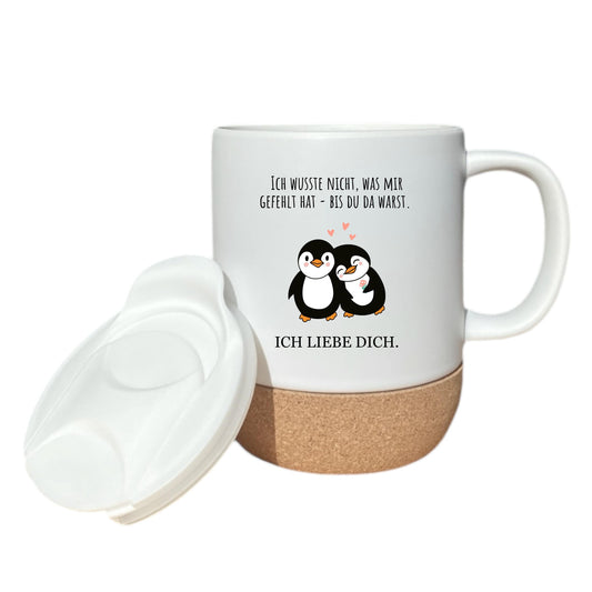 Paar Tasse Valentinstag & Jahrestag – Korktasse für Paare