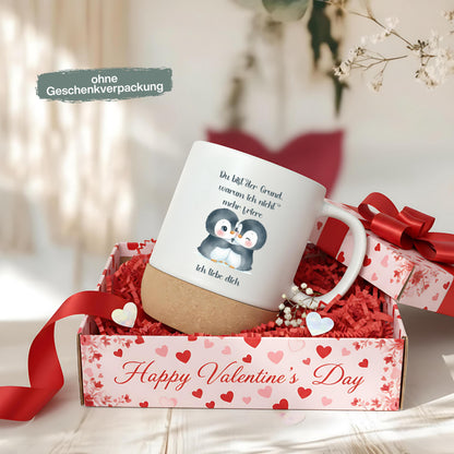 Tasse für Paare mit Pinguinen | Paar Tasse Liebe Valentinstag Geschenk