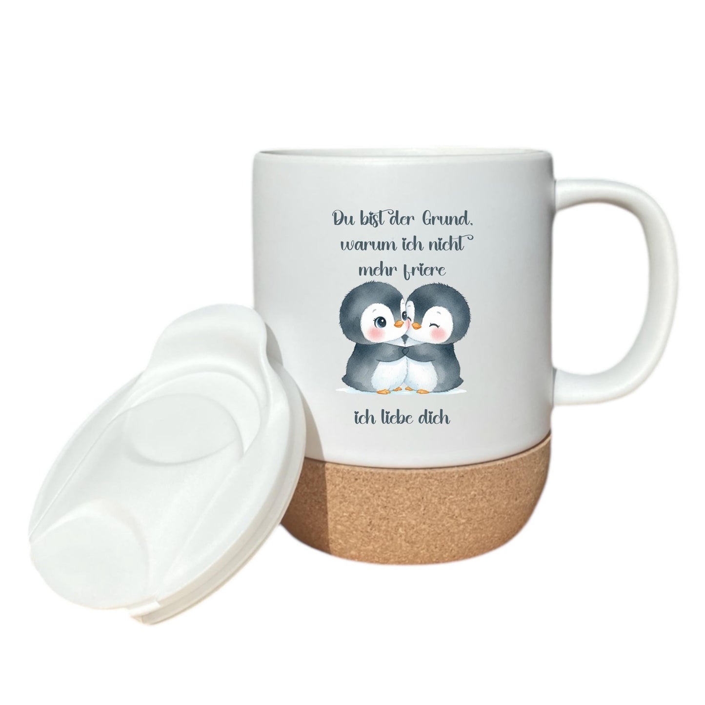 Tasse für Paare mit Pinguinen | Paar Tasse Liebe Valentinstag Geschenk