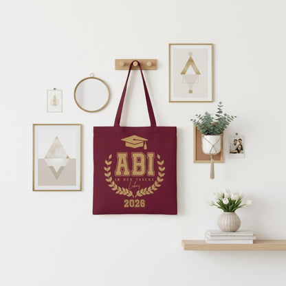 Abi in der Tasche Stoffbeutel | personalisierte Einkaufstasche Abitur 2026 | Abi Geschenkidee