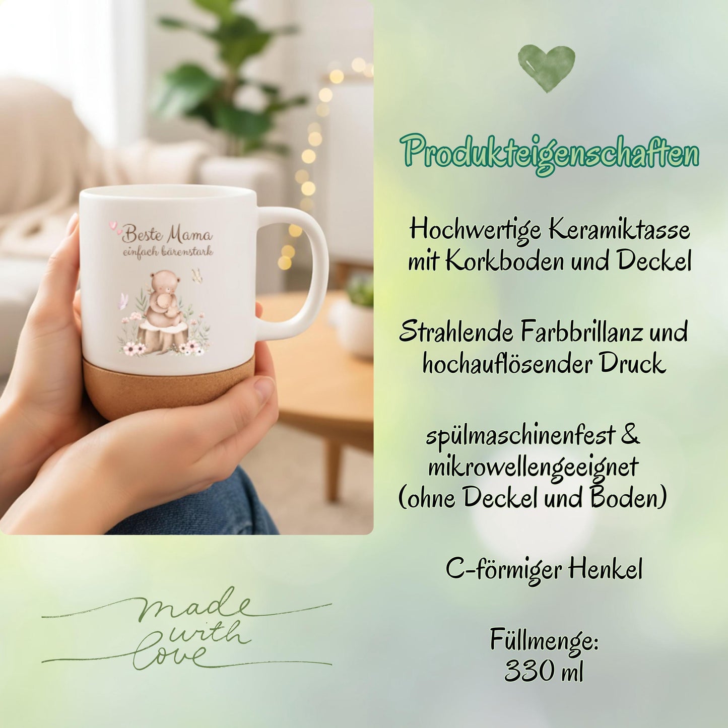 Beste Mama Tasse | Muttertagsgeschenk Mama | Mama Geschenkidee | Kaffeetasse für Mama