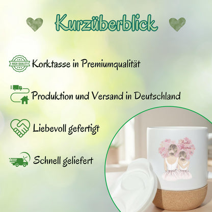 Beste Mama Tasse mit Mama Tochter Motiv | Muttertagsgeschenk Mama Geschenkidee