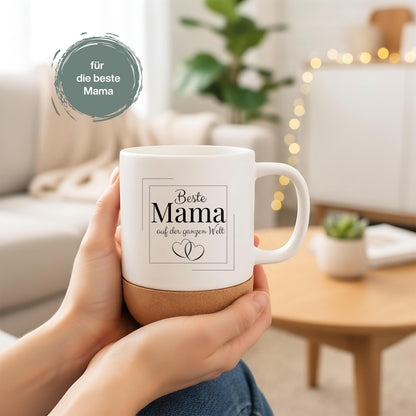 Beste Mama Tasse mit Spruch – Muttertagsgeschenk Mama, Kaffeebecher Mama Geschenkidee