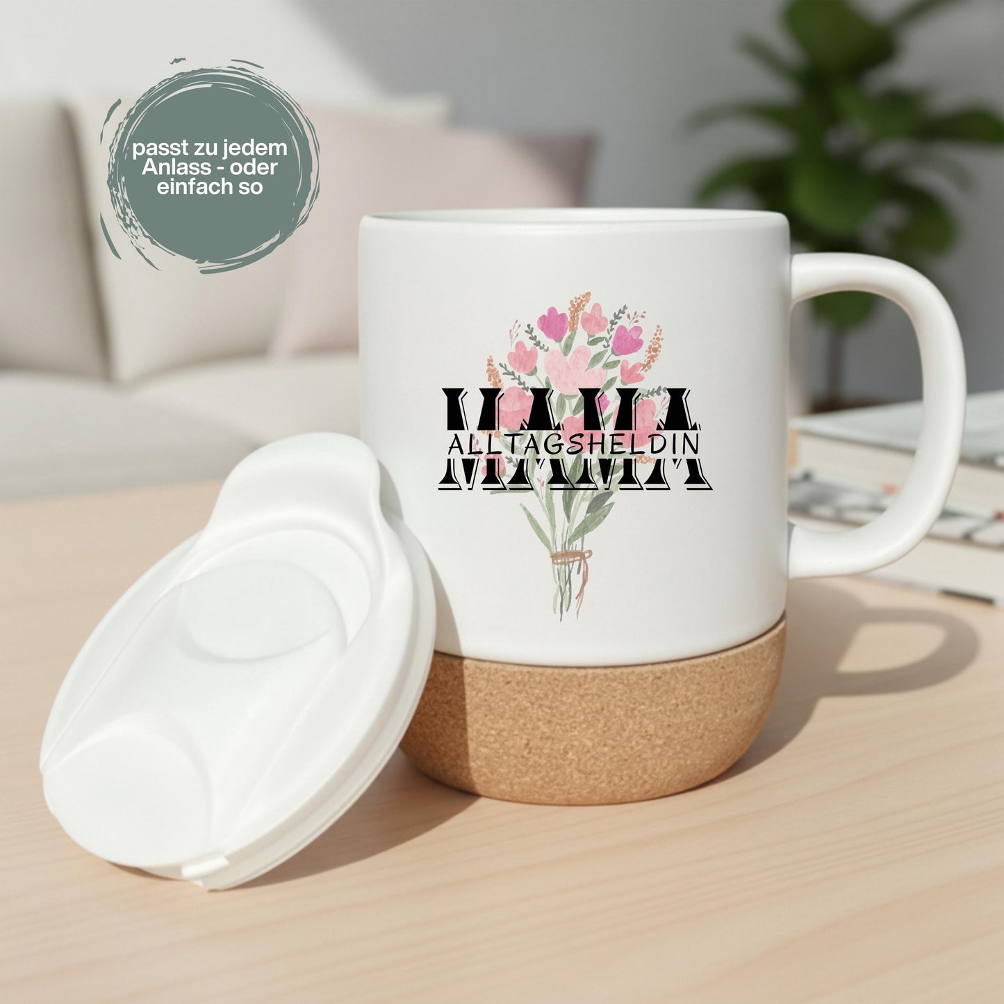 Beste Mama Tasse Alltagsheldin | Muttertagsgeschenk Mama | Kaffeebecher Mama Geschenkidee