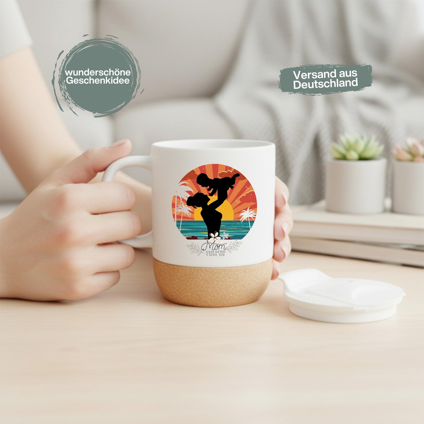 Beste Mama Tasse | Muttertagsgeschenk Mama | Kaffeebecher Mama | Danke Mama Geschenk