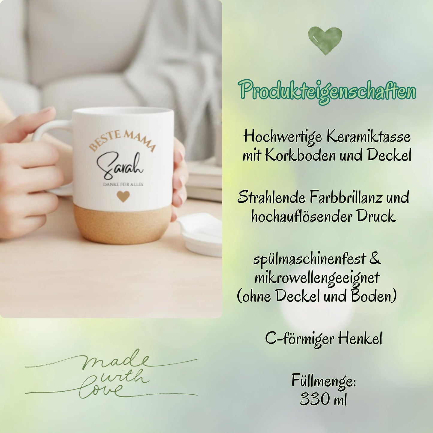 Beste Mama Tasse | Personalisierte Mama Tasse | Geschenkidee Mama Geburtstag