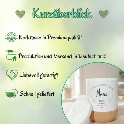 Personalisierte Mama Tasse | Geschenkidee Mama Geburtstag | Beste Mama Tasse