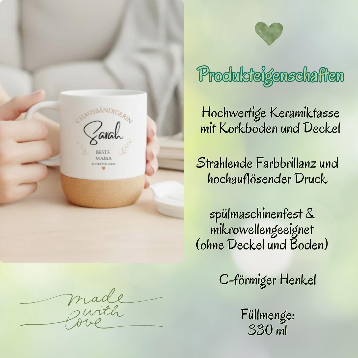 Personalisierte Mama Tasse | Geschenkidee Mama Geburtstag | Beste Mama Tasse