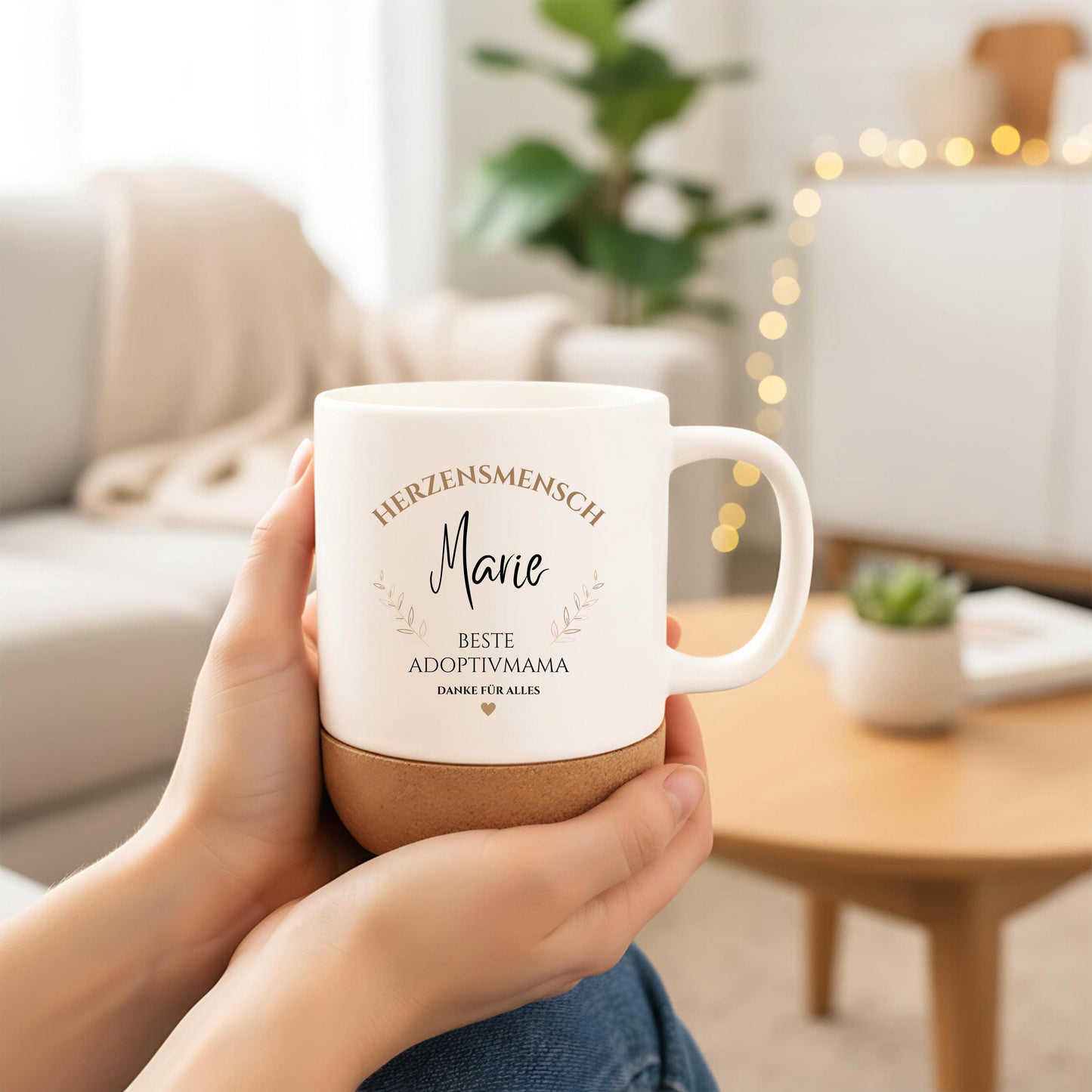 Tasse Beste Adoptivmama personalisiert | Geschenk für Adoptivmutter von Herzen | Dankeschön Mama