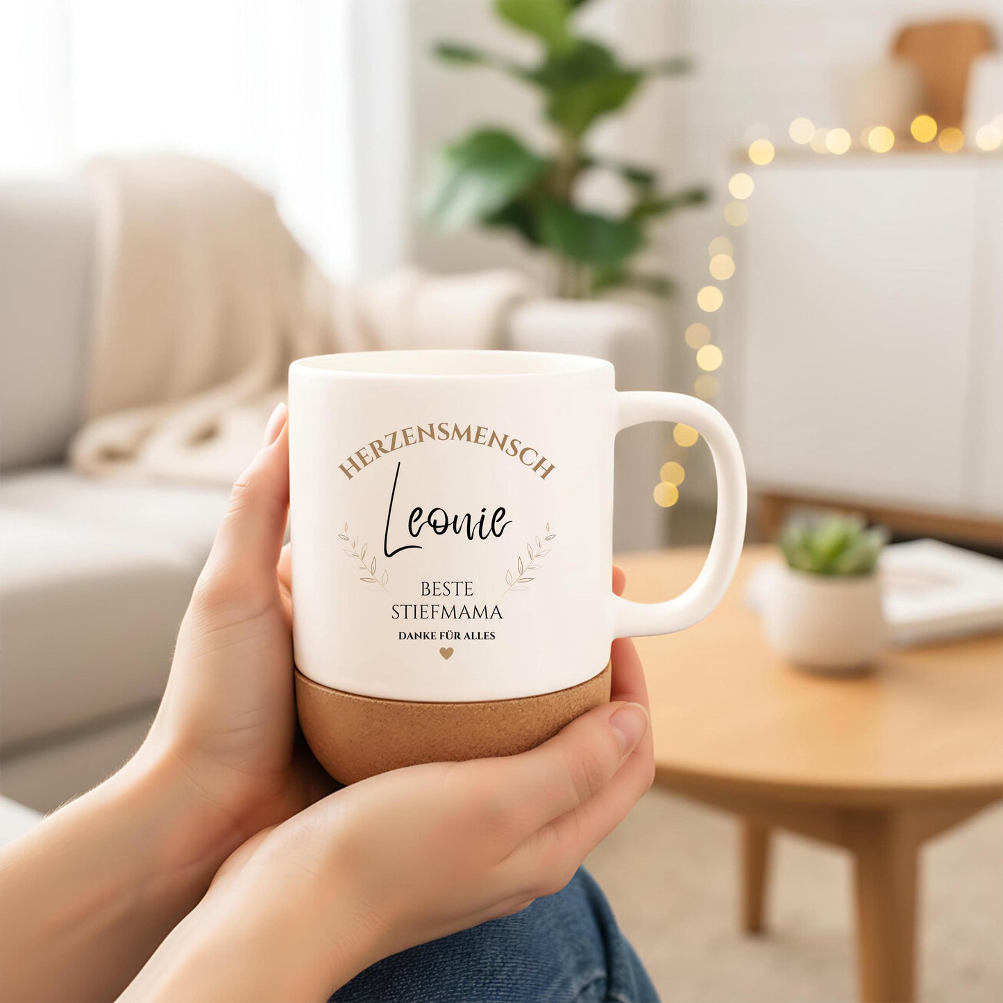 Tasse Beste Stiefmama personalisiert mit Name | Geburtstag Geschenk für Bonusmama