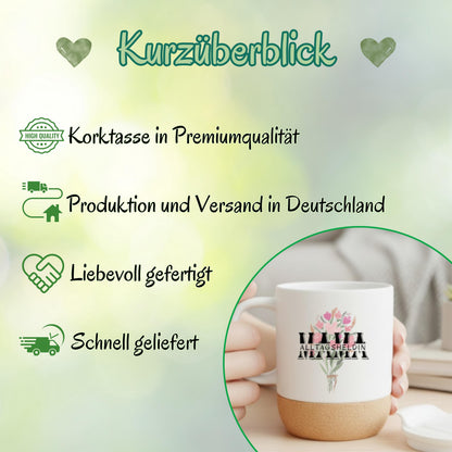 Beste Mama Tasse Alltagsheldin | Muttertagsgeschenk Mama | Kaffeebecher Mama Geschenkidee