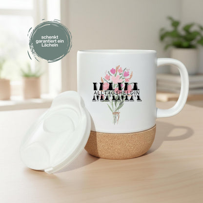Beste Mama Tasse Alltagsheldin | Muttertagsgeschenk Mama | Kaffeebecher Mama Geschenkidee
