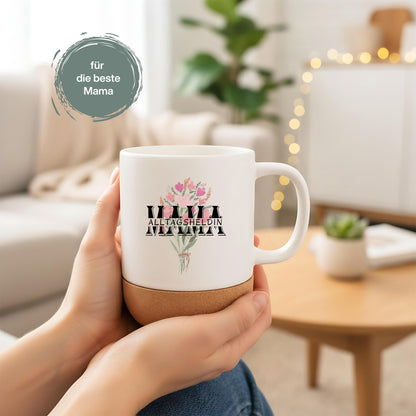 Beste Mama Tasse Alltagsheldin | Muttertagsgeschenk Mama | Kaffeebecher Mama Geschenkidee