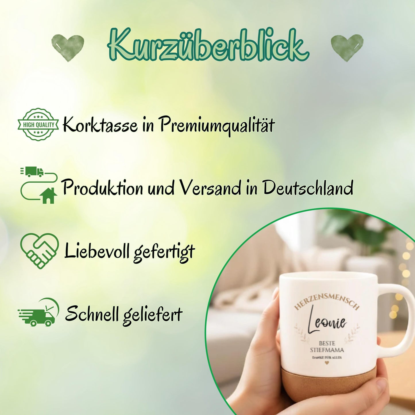 Tasse Beste Stiefmama personalisiert mit Name | Geburtstag Geschenk für Bonusmama