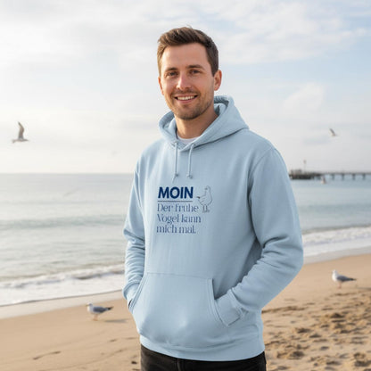 MOIN Hoodie – Der frühe Vogel kann mich mal | Kapuzenpullover Nordsee