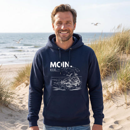 MOIN Hoodie – MOIN. Reicht. | Kapuzenpullover Nordsee Geschenk