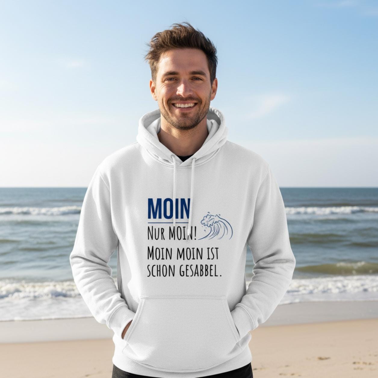 Moin Hoodie – Norddeutscher Kapuzenpullover