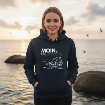 MOIN Hoodie – MOIN. Reicht. | Kapuzenpullover Nordsee Geschenk