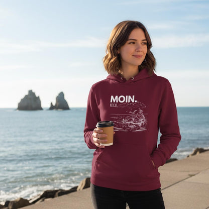 MOIN Hoodie – MOIN. Reicht. | Kapuzenpullover Nordsee Geschenk