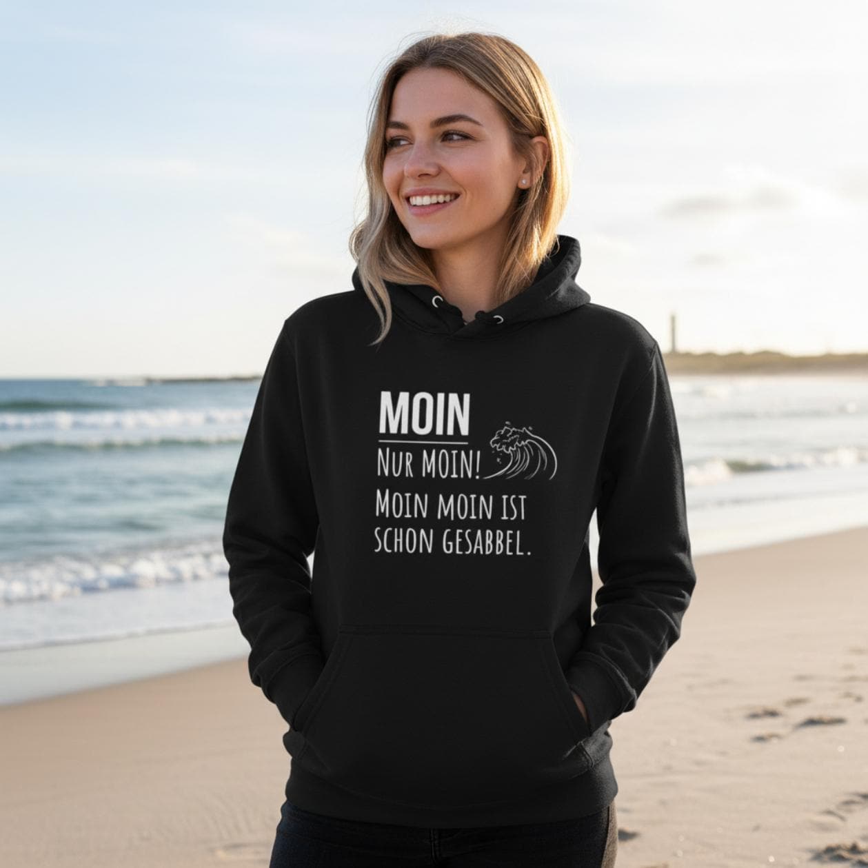 Moin Hoodie – Norddeutscher Kapuzenpullover