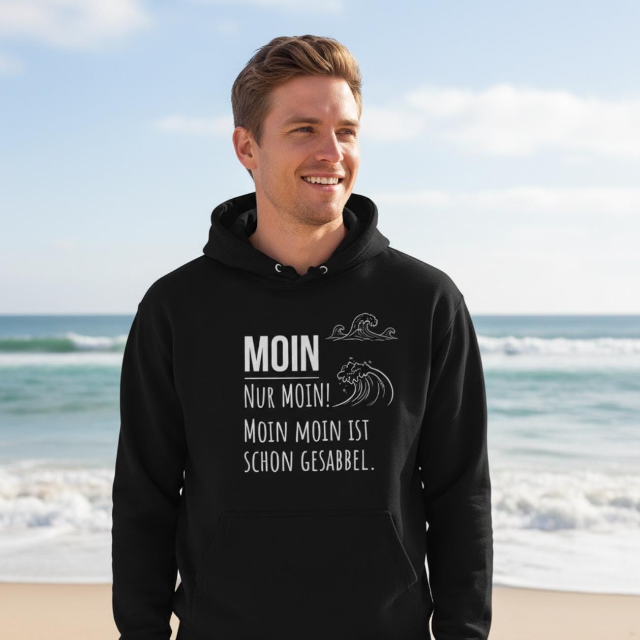 Moin Hoodie – Norddeutscher Kapuzenpullover