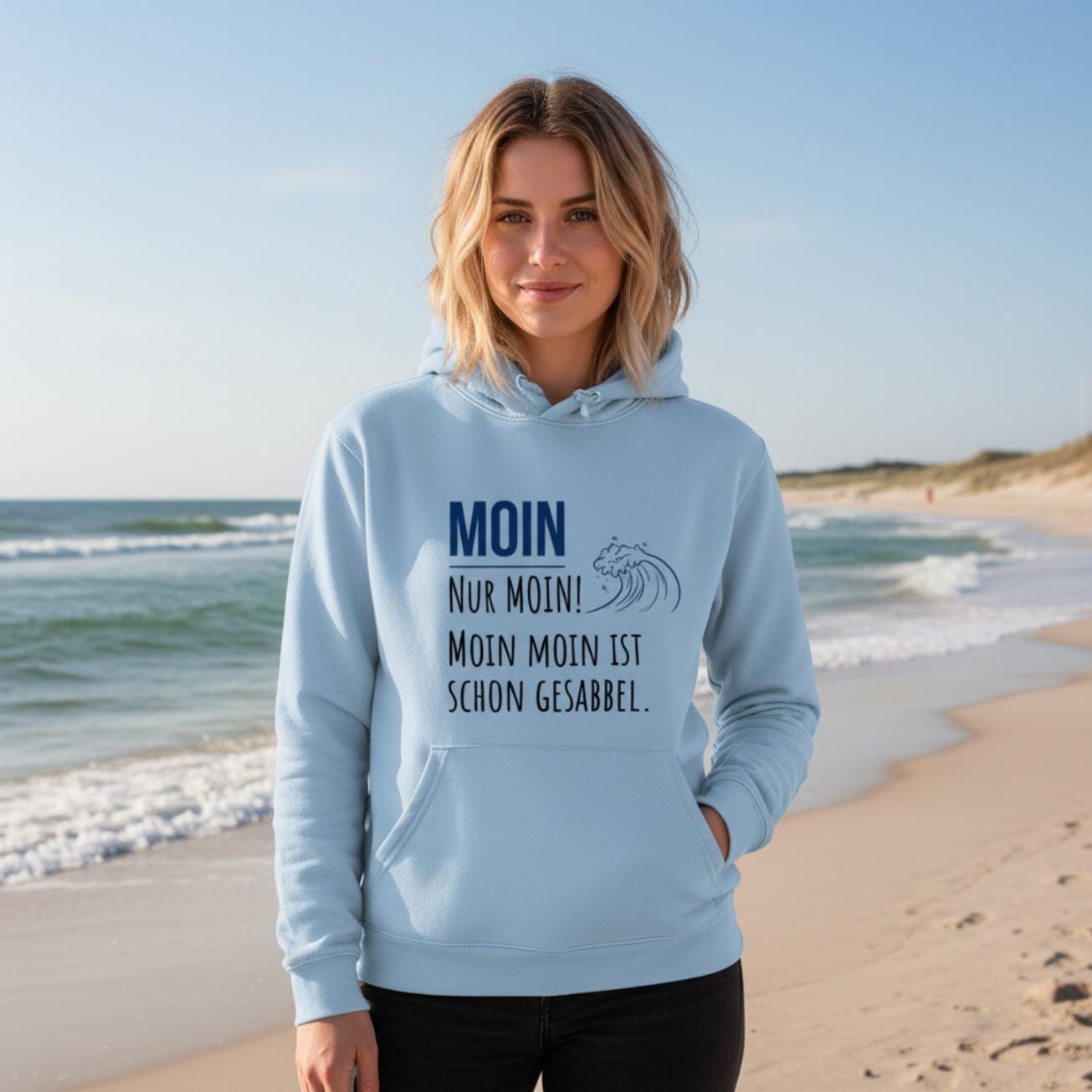 Moin Hoodie – Norddeutscher Kapuzenpullover