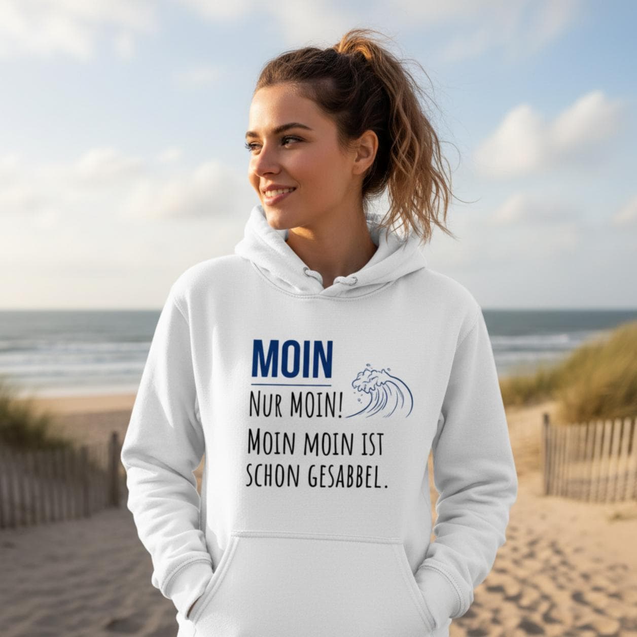 Moin Hoodie – Norddeutscher Kapuzenpullover