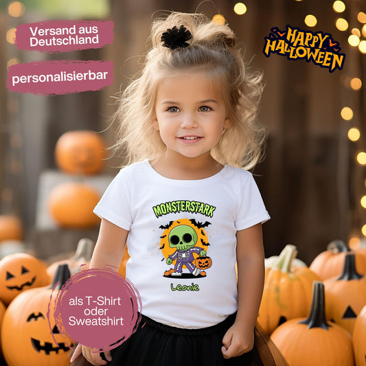 Halloween T-Shirt oder Sweatshirt für Kinder – ideal für „Süßes oder Saures“! Dein Kind ist perfekt gekleidet für Halloween mit diesem bequemen Shirt oder Pullover in Schwarz oder Weiß. Niedliches Design für Jungen & Mädchen, ideal für Halloween Partys, Kindergarten & das erste Halloween. Beliebt als „mein erstes Halloween“ Outfit oder Halloween Kleidung für Kinder. Auch als langarm Shirt für kühlere Tage geeignet. Ein Must-have für kleine Gruselfans! 🎃