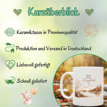 Herbst Tasse cozy season | Keramiktasse Herbstzeit Geschenk Kaffeeliebhaber | Keramiktassen Geschenk für beste Freundin | Selfcare Geschenke