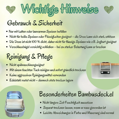Personalisierte Brotdose Edelstahl Kinder mit Namen | Otter Lunchbox Kindergarten & Schule