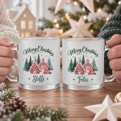 Weihnachtstasse mit Namen, Personalisierte Tasse Weihnachtsgeschenk, Tasse Weihnachten Geschenk, Kaffeetasse Weihnachten, Nikolaus Tasse