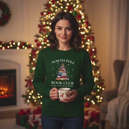 Weihnachtspullover Damen | Geschenk für Bücherwürmer & Leseratten | Winterpullover Geschenkidee | Christmas Sweater Damen für Buchliebhaber